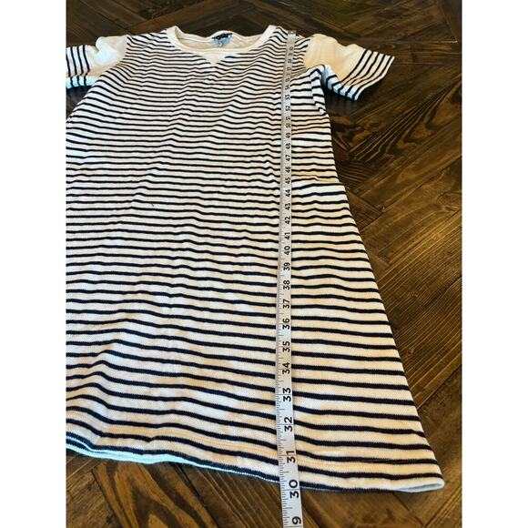Theory Preppy Nautical Transitional T Shirt Dress Women Medium Beach Resort Trip - Picture 5 of 8